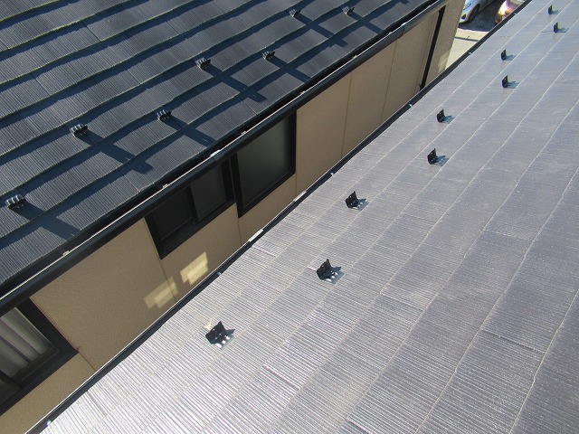 甲府市　雪止め設置